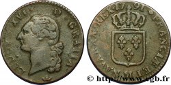 LOUIS XVI (MONARQUE CONSTITUTIONNEL) Sol dit à l écu 1791 Toulouse