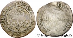 HENRY III. COINAGE IN THE NAME OF CHARLES IX Double sol parisis, 1er type 1575 Montpellier