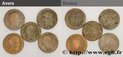 LOUIS XVI Demi-sol dit “à l écu”, lot de 5 ex. n.d. Ateliers divers