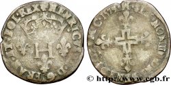 HENRI III Double sol parisis, 2e type 1579 Toulouse