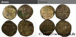 HENRY III Douzain, lot de 4 ex. n.d. Ateliers divers