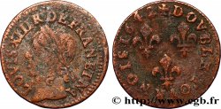 LOUIS XIII Double tournois, type de Warin 1642 s.l.