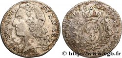 LOUIS XV THE WELL-BELOVED Dixième d écu dit au bandeau 1756 Dijon
