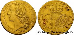 LOUIS XV DIT LE BIEN AIMÉ Louis d’or aux écus ovales, tête ceinte d’un bandeau 1741 Bayonne