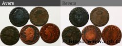 LOUIS XVI Demi-sol dit “à l écu”, lot de 5 ex. n.d. Ateliers divers