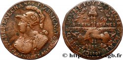 REVOLUTION COINAGE Six blancs de Montagny 1791