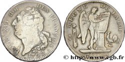 LOUIS XVI (MONARQUE CONSTITUTIONNEL) Écu dit au génie , type FRANÇOIS 1792 Paris