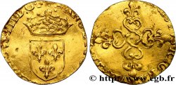 HENRI III Écu d or au soleil, 3e type n.d. Rouen