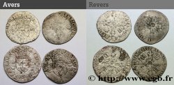HENRI II Douzain aux croissants, lot de 4 ex. n.d. Ateliers divers