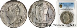 LOUIS XVI Écu dit  au génie , type FRANÇOIS 1792 Paris AU58