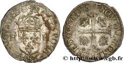 HENRI III Douzain aux deux H, 1er type 1576 Troyes