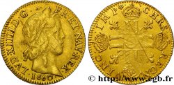 LOUIS XIV LE GRAND OU LE ROI SOLEIL Louis d’or aux huit L, portrait à la mèche longue 1660 Bordeaux TTB