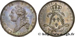 LOUIS XVI Écu dit  de Calonne , essai original à six pans de virole 1786 Paris SUP/SPL