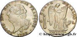 LOUIS XVI Écu dit  au génie , type FRANÇOIS 1793 Bayonne AU