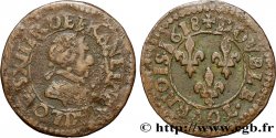 LOUIS XIII Double tournois, type 4 1618 Lyon