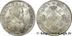 LOUIS XV DIT LE BIEN AIMÉ Écu à la croix fleurdelisée couronnée et aux huit L 1725 Paris SUP