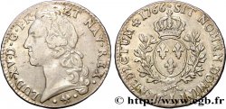 LOUIS XV DIT LE BIEN AIMÉ Écu aux branches d’olivier, tête ceinte d’un bandeau 1766 Bayonne