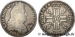 LOUIS XIV LE GRAND OU LE ROI SOLEIL Demi-écu aux huit L, 1er type 1692 La Rochelle