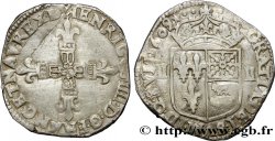 HENRI IV LE GRAND Quart d écu de Béarn 1609 Morlaas
