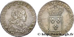 LOUIS XV THE WELL-BELOVED Écu dit de France 1724 Nantes
