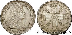 LOUIS XIV  THE SUN KING  Écu aux huit L, 1er type 1690 Lyon XF/AU