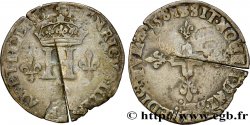 HENRI III Double sol parisis, 2e type 1581 Troyes