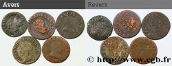 LOUIS XIII Lot de 5 doubles tournois de Louis XIII n.d. s.l.