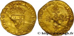 CHARLES IX Écu d or au soleil, 1er type 1566 (MDLXVI) Toulouse