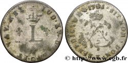 LOUIS XV DIT LE BIEN AIMÉ Double sol de billon 1741 Bordeaux