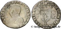 CHARLES IX Teston, 4e type 1564 Bayonne
