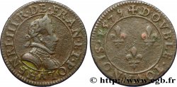 HENRI III Double tournois, 1er type de Paris 1579 Paris, Moulin des Étuves