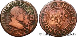 LOUIS XIII Double tournois, 6e type 1628 Lyon