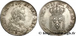 LOUIS XV DIT LE BIEN AIMÉ Écu dit  de France  1721 Lille TTB+/SUP