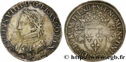 CHARLES IX Teston, 2e type 1562 Rouen AU/AU