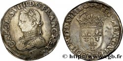 CHARLES IX Teston, 6e type 1563 Lyon XF
