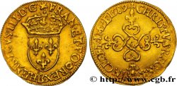 HENRI III Écu d or au soleil, 3e type 1589 Rouen TTB+