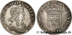 LOUIS XIII  Écu, buste drapé (1er buste de Jean Warin) 1642 Paris, Monnaie de Matignon AU/AU