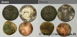 LOTS Lot de 4 monnaies royales en argent n.d. s.l.