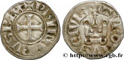 PHILIPPE III LE HARDI ET PHILIPPE IV LE BEL - MONNAYAGE COMMUN (à partir de 1280) Denier tournois à l O rond n.d. s.l.