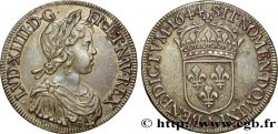 LOUIS XIV THE SUN KING Écu, portrait à la mèche courte 1644 Paris, Monnaie du Louvre