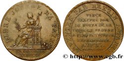 REVOLUTION COINAGE Essai de Brézin à la Paix 1792 Paris AU