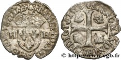 HENRI III Douzain aux deux H, 1er type 1588 Troyes