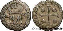 HENRI III Douzain aux deux H, 1er type 1587 Lyon