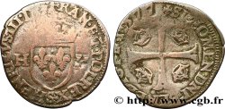 HENRI III Douzain aux deux H, 1er type 1577 Troyes
