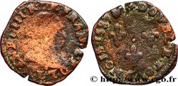 HENRI III Double tournois, 1er type de Bayonne 1587 Bayonne