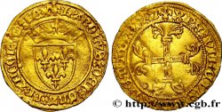 CHARLES VII LE VICTORIEUX Demi-écu d or à la couronne ou demi-écu neuf 26/05/1447 Rouen