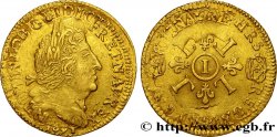 LOUIS XIV  THE SUN KING  Louis d or aux quatre L 1694 Limoges XF