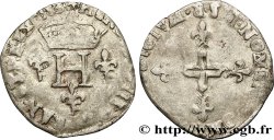 HENRI III Double sol parisis, 2e type 1583 Saint-André de Villeneuve-lès-Avignon