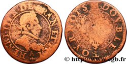 HENRI III Double tournois, 1er type de Paris n.d. Paris, Moulin des Étuves