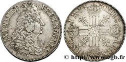 LOUIS XIV THE SUN KING Écu aux huit L, 1er type 1691 Bourges
